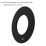 49/52/55/58/62/67/72/77/82mm Camera Lens Filter Ring Adapter for Cokin P series
