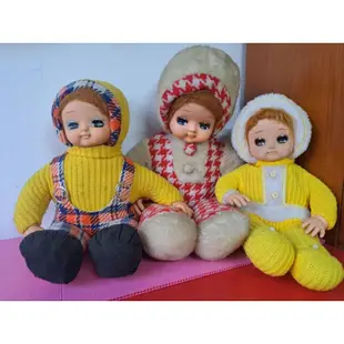 60年代 昭和時期 懷舊老娃娃 嬰兒胖娃娃 復古布娃娃 早期嬰兒娃娃