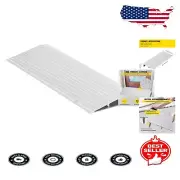 Heavy-Duty 800 lb Load Capacity Door Threshold Ramp - Aluminum Mobility Access