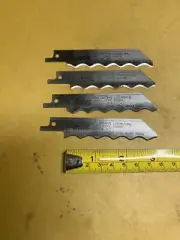 4 Pc Skill Knife Reciprocating Saw Blade Saws-all, Cuts Foam, Cork, Leather USA