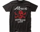 Impact Poison Harder Louder Faster Fitted Jersey tee Black T-Shirt Tee Brand New