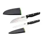 Wiltshire Staysharp MK5 Triple Rivet Kitchen Santoku & Utility Knife Duo Set