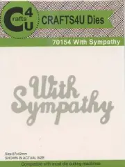 Dies - With Sympathy - wording