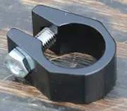 Black Old School BMX Bicycle 1" 25.4mm Seat Post Clamp Vintage Schwinn Bike TufN