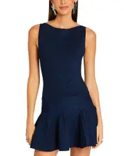 Retrofete Audrina Metallic Knit Dress