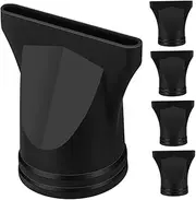 TOGEVAL 5pcs Hair Dryer Diffuser Nozzle Attachments for Home Salon Use Narrow Focused Airflow for Precise Styling Compatible Hair Dryers