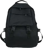 [Healeved] 1Pc Casual Fashion Backpack for Students Shoulder Bag with Side Pocket Capacity High School Bag for Daily Use and School Activities