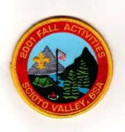 Simon Kenton Council Columbus Ohio, Scioto Valley District 2001 Patch