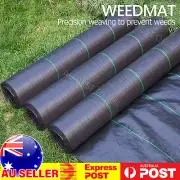 1.83x30m Weed Mat Weedmat Control Matting Woven Fabric Garden Plant AUS