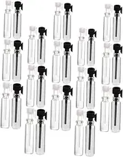 GANAZONO 90Pcs Glass Dropper Bottles Transparent Oil Dispenser for Essential Oils DIY Crafts Travel and Sample Blending Durable and Leak