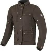 Merlin Harriet Ladies Motorcycle Wax Jacket, green, Size XL for Women
