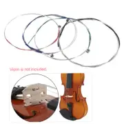 Size 3/4 4/4 Violin Strings Replacement E,A,D,G Steel Wound Fiddle String P8A0