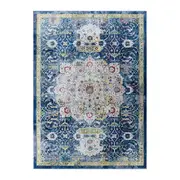 Navy Blue Antique Rhapsody Style Rug 200Cmx280Cm