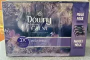 Downy Infusions Mega Dryer Sheets, 180 Sheets, CALM, Lavender