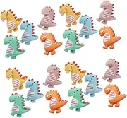 GRIRIW 20pcs Dinosaur Shape Push Pins Cute Thumb Tacks for Corkboard Office Decorations for Women