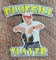 BLUEGILL SLAYER Sticker decal fly fishing panfish bream fly fishing