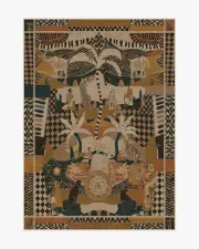150' x 215' | Machine Washable Runner Rug | Kid & Pet Friendly | Indoor Rug | La Joie Natural Multicolour Rug by Architectural Digest | Ruggable