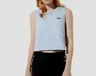 VANS Muscle Tank Top Women's Light Blue Crop