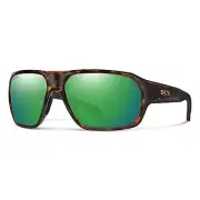 Smith Optics Deckboss Sunglasses Tortoise/ChromaPop Glass Polarized Green Mirror
