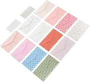Homoyoyo Portable Cash Envelope Bag for Budgeting Expense Recording Cards A4 Size 1 Set