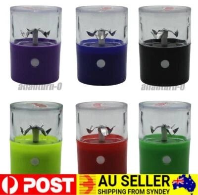 Electric Herb Tobacco Mini Grinder Crusher Machine USB Rechargeable Portable