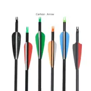 Carbon Arrows 30 Inch Spine 500 Mixed Carbon Arrow for Archery Recurve Bow