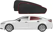 Genuine SNAPSHADES Car Rear Window Shades for Mazda 6/Atenza Sedan 3rd Gen (GJ1/GL; 2012-Present)