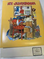 Vintage HALLMARK “My junk book” Scrapbook Journal STICKER ALBUM Unused Teen