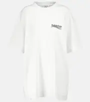 [Balenciaga] Balenciaga Logo cotton T-shirt AU 12 white