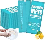 Portable Cleaning Wipes,individually Wrapped Kitchen Disposable Dish Wipe for Travel Camping to Work Family (50)
