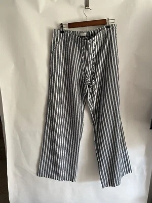 4 Our Dreamers Striped White /blue Pants Size XL