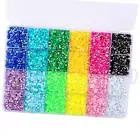 19200pcs Rhinestones Flatback Round AB Gems for DIY Craft Decoration