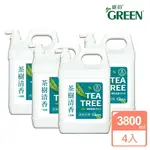 綠的GREEN 抗菌潔手乳加侖桶_茶樹清香3800MLX4(箱購出貨)｜瘋加碼★滿額再享折扣