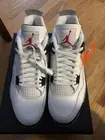Nike Air Jordan 4 Retro OG Mid White Cement Size 10