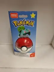Pokemon Mega Construx Bulbasaur Figure In Pokeball New