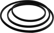 Lawn Mower Belt Lawn Mower Accessory Drive Belt for Grass Trimmer Riding Mower Deck Belt Replacement Lanwn Mower Belt Replacement Deck Drive Belt Lawn Mower Pulley Rubber Black