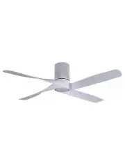 Energy saving Ceiling Fan with Remote Control Riviera White Fan Without Light