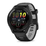 Garmin Forerunner 265 Running Smartwatch - Black/Powder Gray