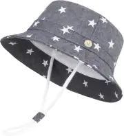 UPF Beach Sun Protection Hat for Baby Girls Adjustable Toddler Kids Hat Wide Bri