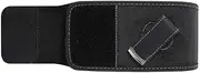 DFV mobile - Holster Case Cover Nylon with Rotating Belt Clip for Samsung Galaxy CORE Plus, SM-G350 - Black
