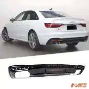 Gloss Black Bumper Bar diffuser Bodykit for AUDI B9 S4 & A4 S-line 2020-2023