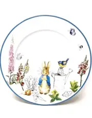 NEW! -Set of 4 BEATRIX POTTER Peter Rabbit Porcelain Dinner Plates