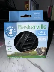 Baskerville Ultra Muzzle for Dogs Size 1
