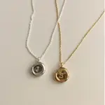 🇰🇷925 SPECIAL ALPHABET NECKLACE｜訂製款刻字封蠟項鍊 A-Z  韓國手工製 復古封蠟 純銀