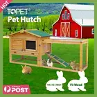 TOPET Rabbit Hutch Chicken Coop Large Hutches House Pet Run Cage Wooden Outdoor