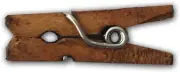 Wooden Mini Clothespins 15 Colors 100 per Pack 1" 2.5Cm (Jacobean)