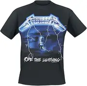 [Metallica] Ride The Lightning Men T-Shirt Black, Regular
