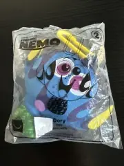 McDonalds Disney Pixar Finding Nemo Kids Happy Meal Toy #2 Dory Plush Key Chain