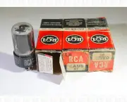 RCA 6AU5GT 6AU5 Vacuum Tubes Made In USA Tested NOS Lot Of 3 +Box