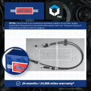 Gear Change Cable fits FORD FUSION TDCi 1.4D 02 to 12 B&B 1489301 Quality New